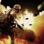 war, soldiers, parachutes, paratroopers, warrior, military, army, firearms, explosion, fire, weapons, warfare, war, war, war, war, war, army, army