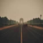 photo of people on a road